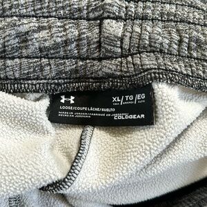 Under Armour sweat pants.